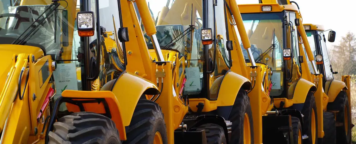 Branch profitability dashboard for a multi-location heavy equipment dealership