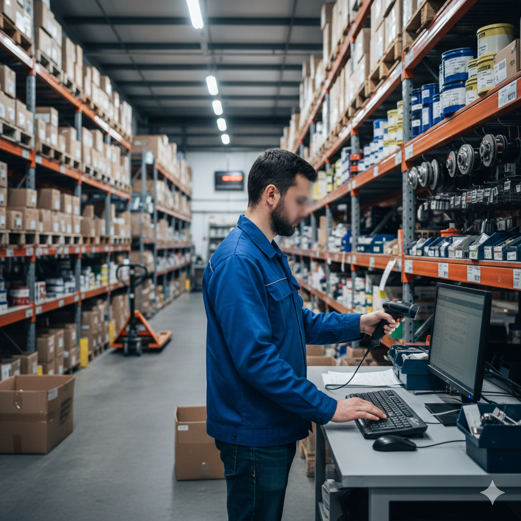 Almacén de refacciones con control de inventarios para prevenir robo hormiga y mermas